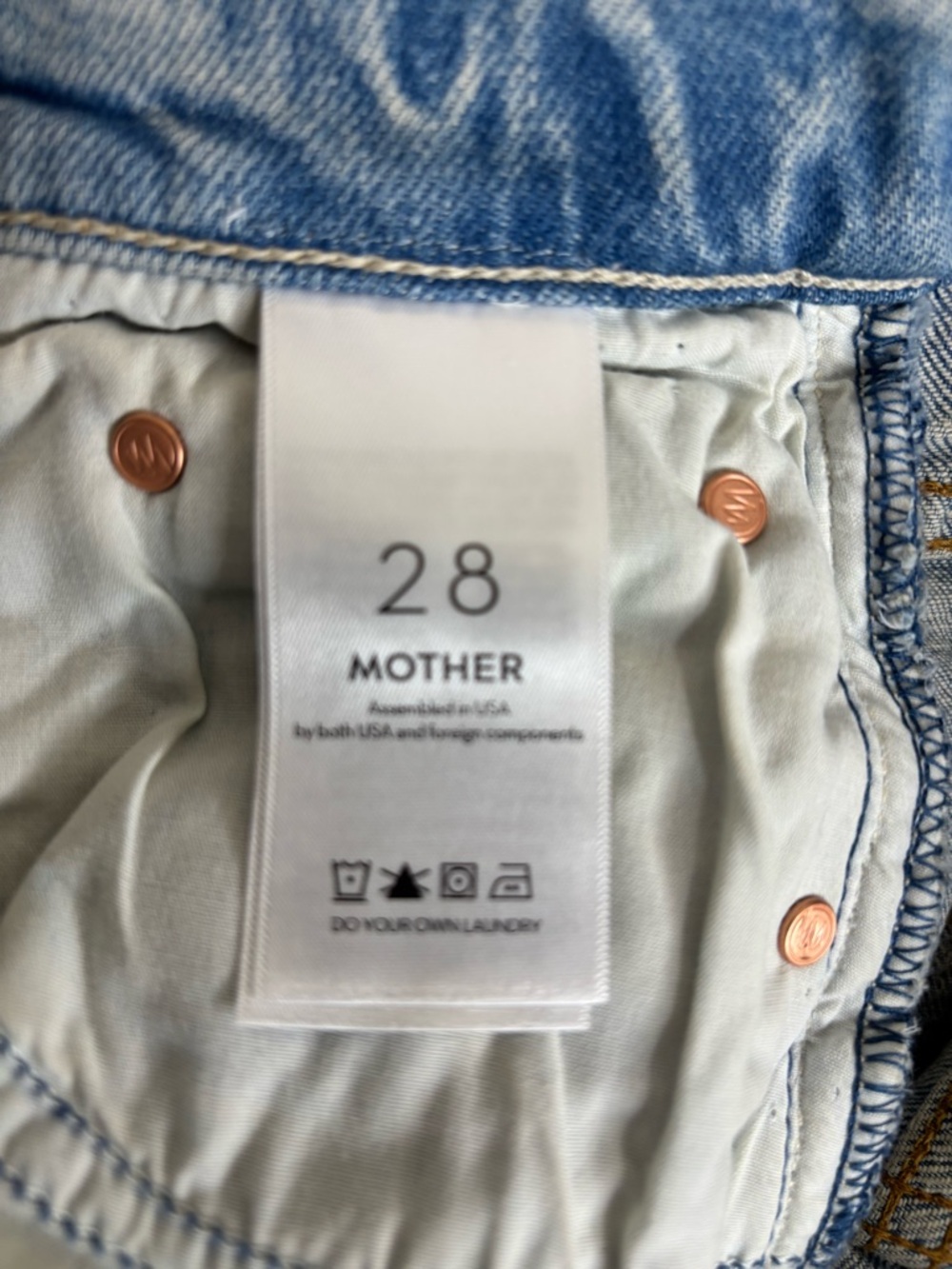 MOTHER HIGH WAISTED RIDER SKIMP
The Confession size 28 - Picture 7 of 8